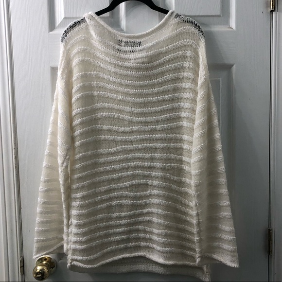 Theory White Sughero long sleeves sweater - Picture 11 of 12